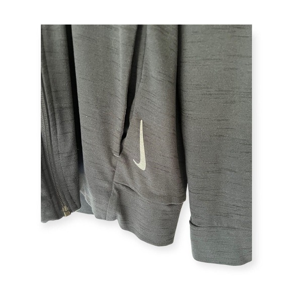 Nike Dri-Fit Women's Black Small S Jacket Hooded Full Zip Athletic Running - Picture 3 of 8